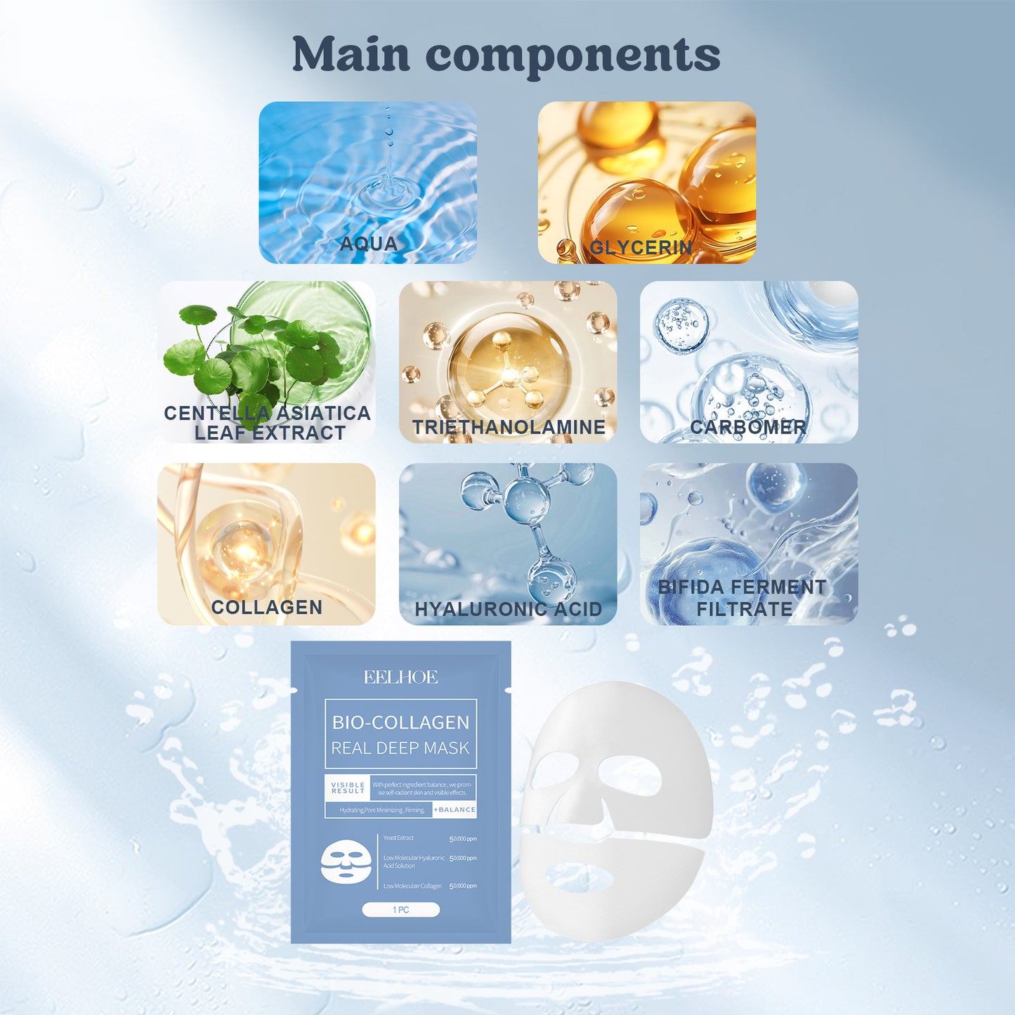 Seoulista Collagen Glow Mask- Deep Hydratation & Radiance