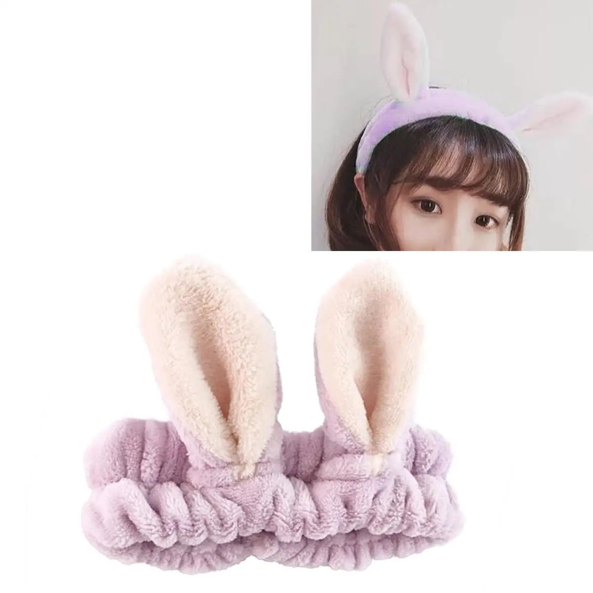 Bunny Ears Spa Band- Adorable & Functional Cleansing Headband