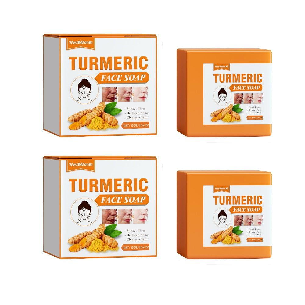 GoldenGlow Turmeric Face Bar- Blemish Clearing Cleanser