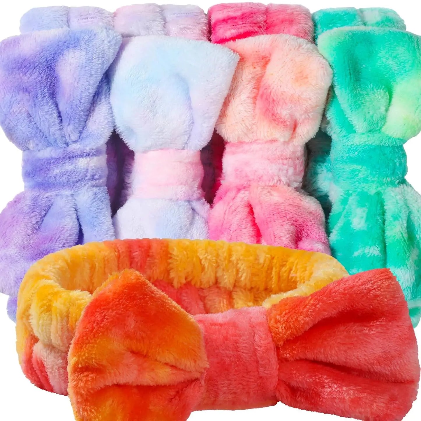 Velvet Spa Bow Band- Soft & Stretchy for Face Care