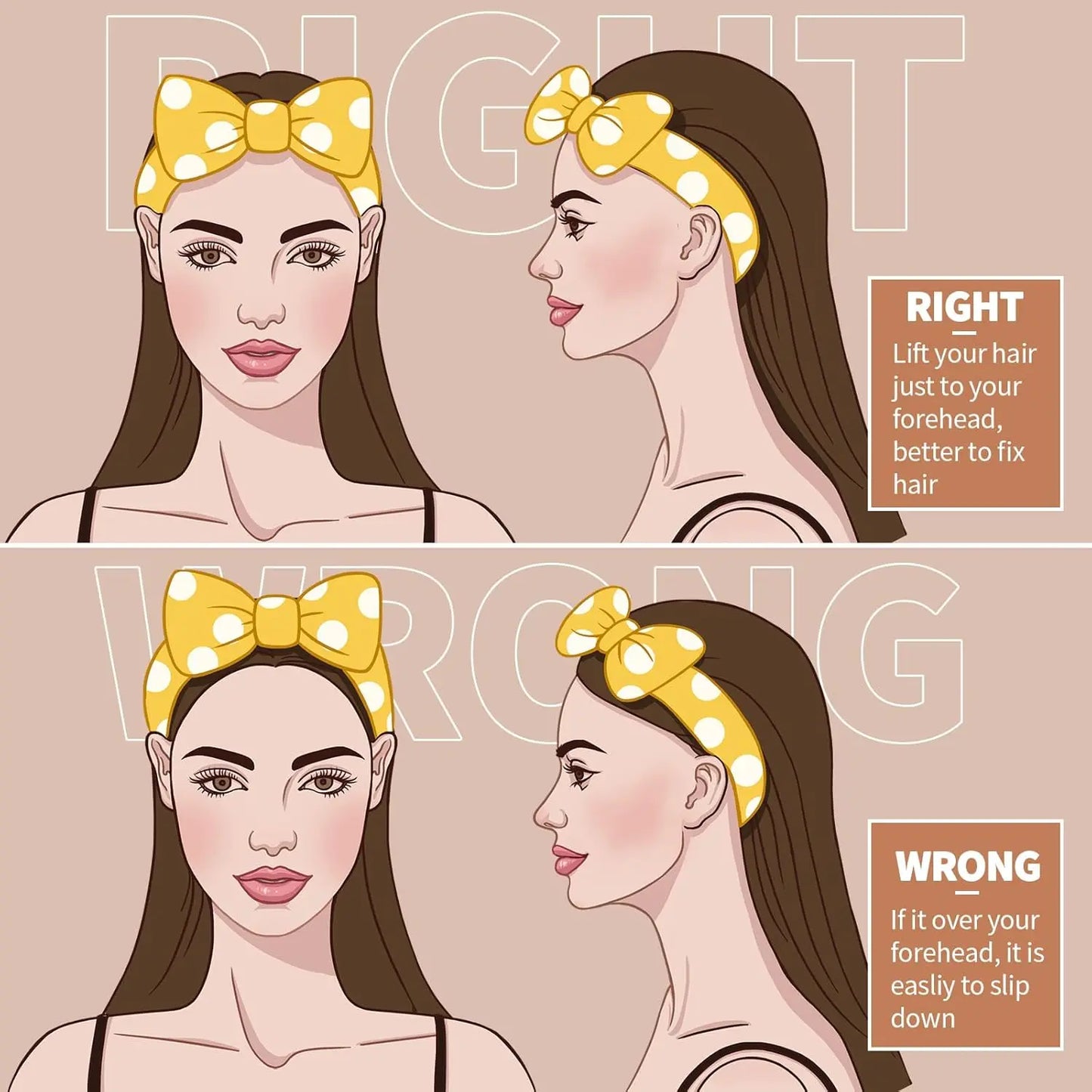 Velvet Spa Bow Band- Soft & Stretchy for Face Care