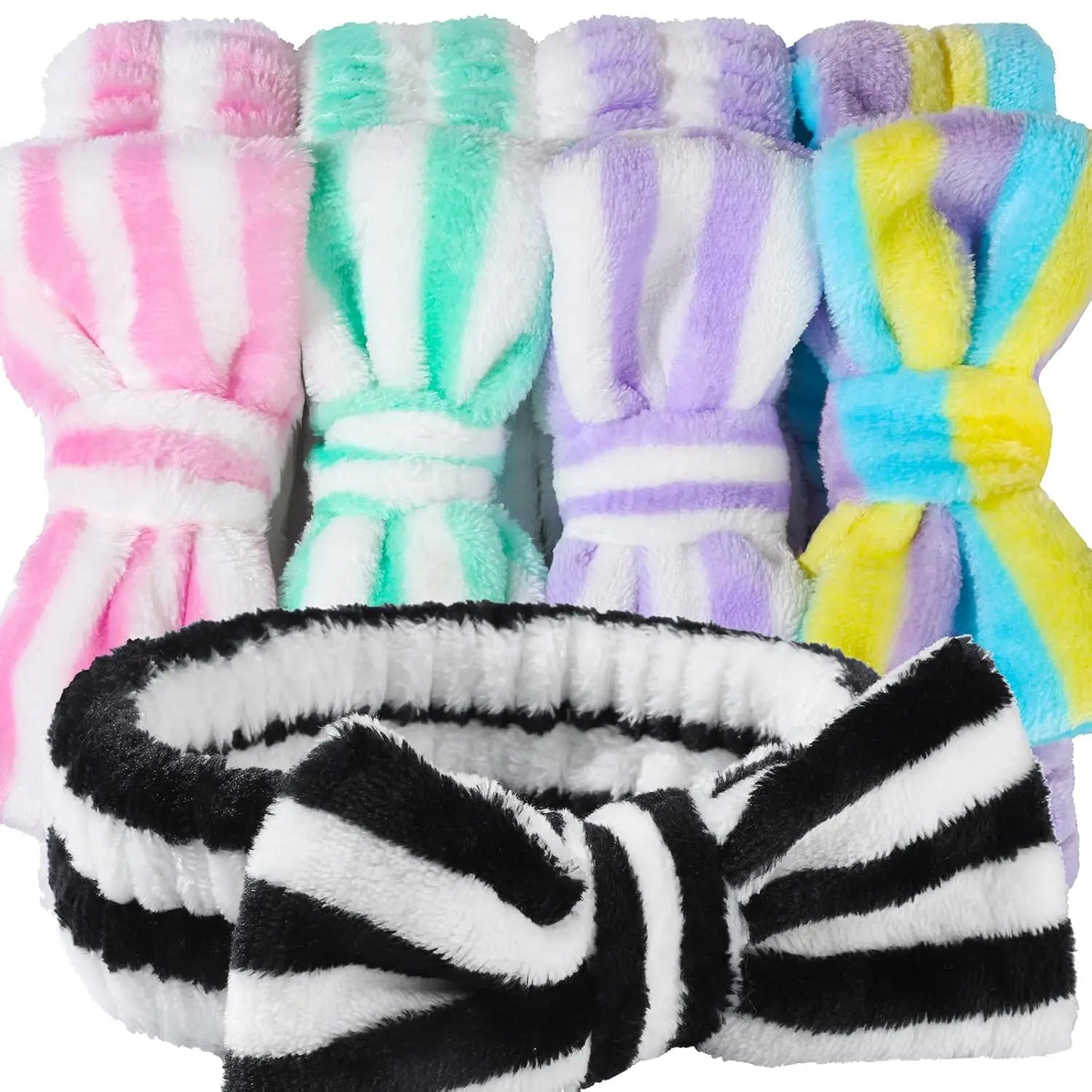 Velvet Spa Bow Band- Soft & Stretchy for Face Care