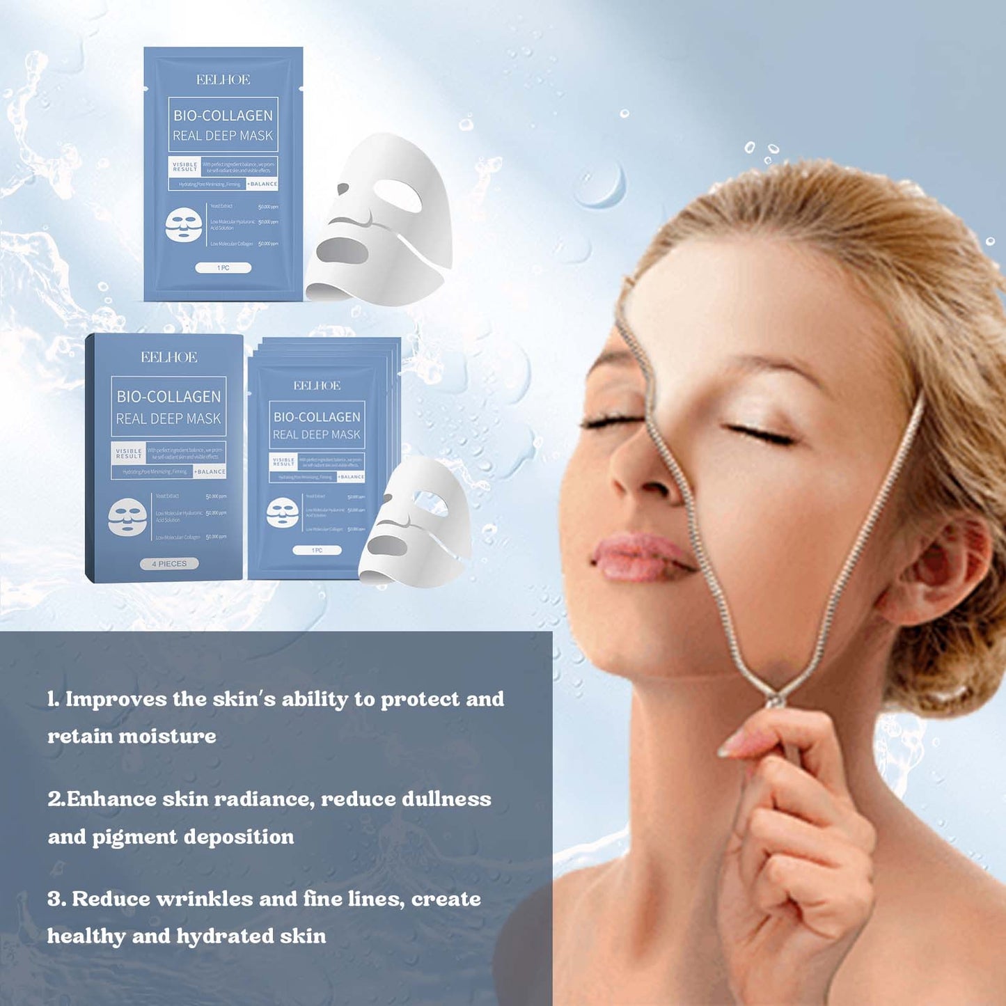 Seoulista Collagen Glow Mask- Deep Hydratation & Radiance